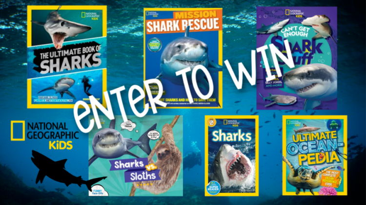 Enter to #Win A Nat Geo Kids Shark-tastic Grand Prize Pack! #Sharktastic