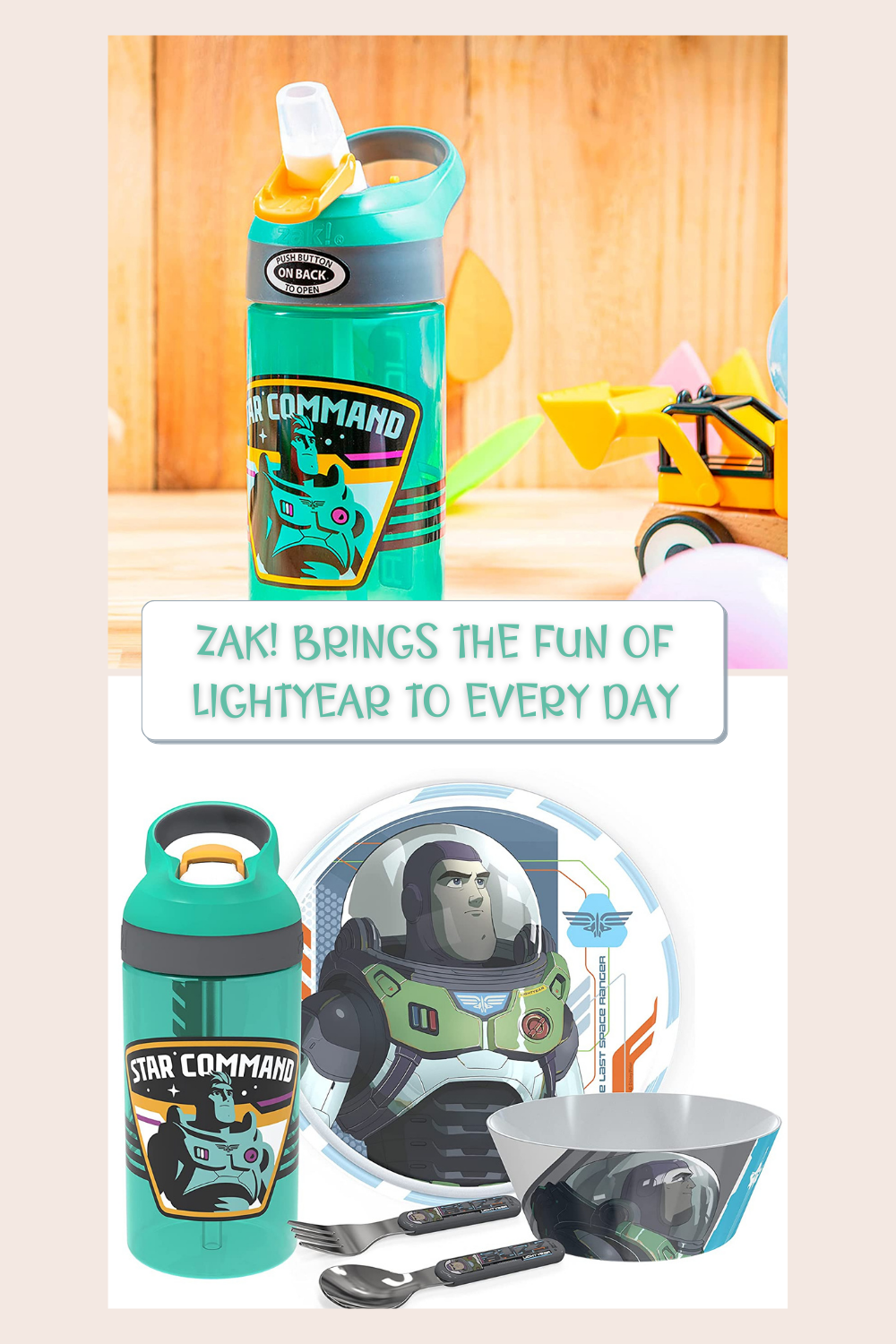zak lightyear dinner set