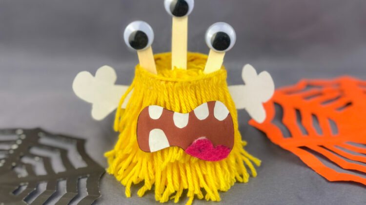Cute & Easy 3-Eyed Monster Craft for Kids