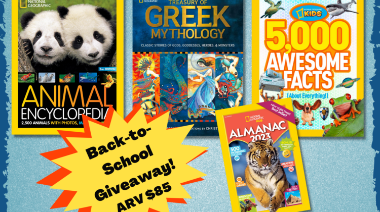 Enter to #Win Back To School Book Prize Pack #BacktoSchool #NatGeoKidsBooks