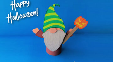 Toilet Paper Roll Gnome Craft for Kids- Perfect for Halloween