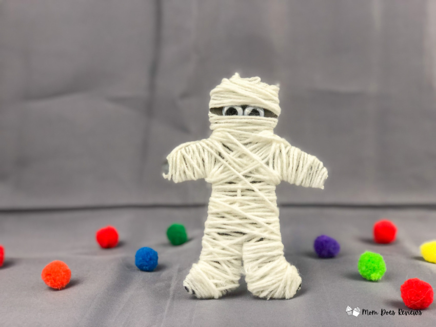 Yarn Mummy Craft for Kids