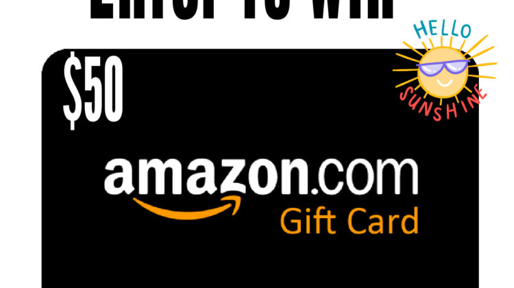 Enter to #Win $50 Amazon GC!