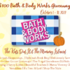 $100 Bath and Body Works GC