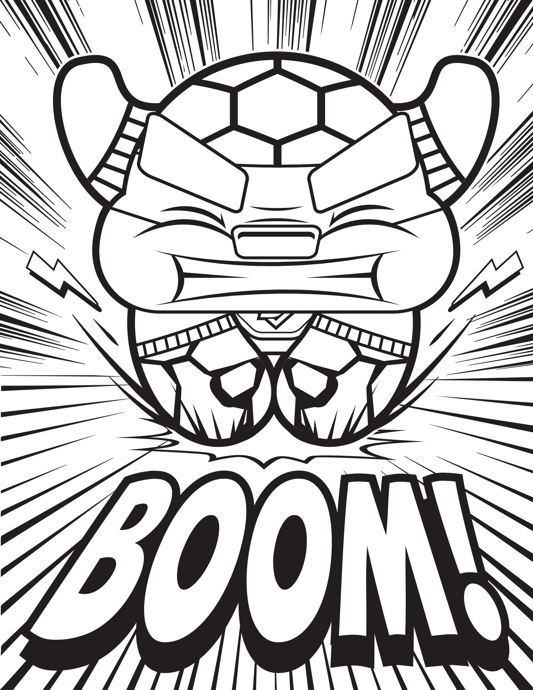 Coloring page for Defenderz