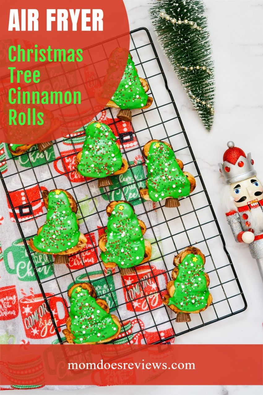 Air Fryer Christmas Tree Cinnamon Rolls Recipe