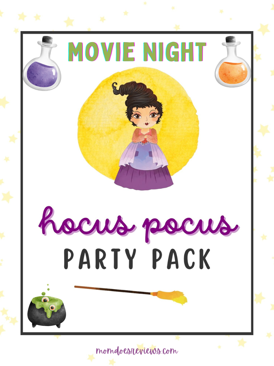 Hocus Pocus Movie Night Party Pack! #FreePrintables!