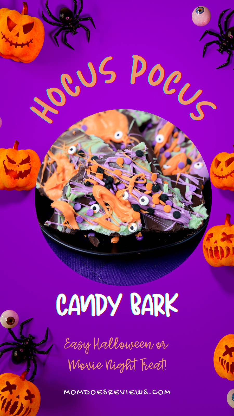 Hocus Pocus Candy Bark