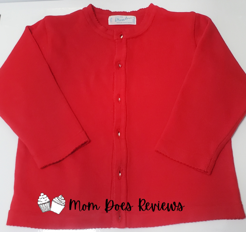 Red Cardigan by Feltman