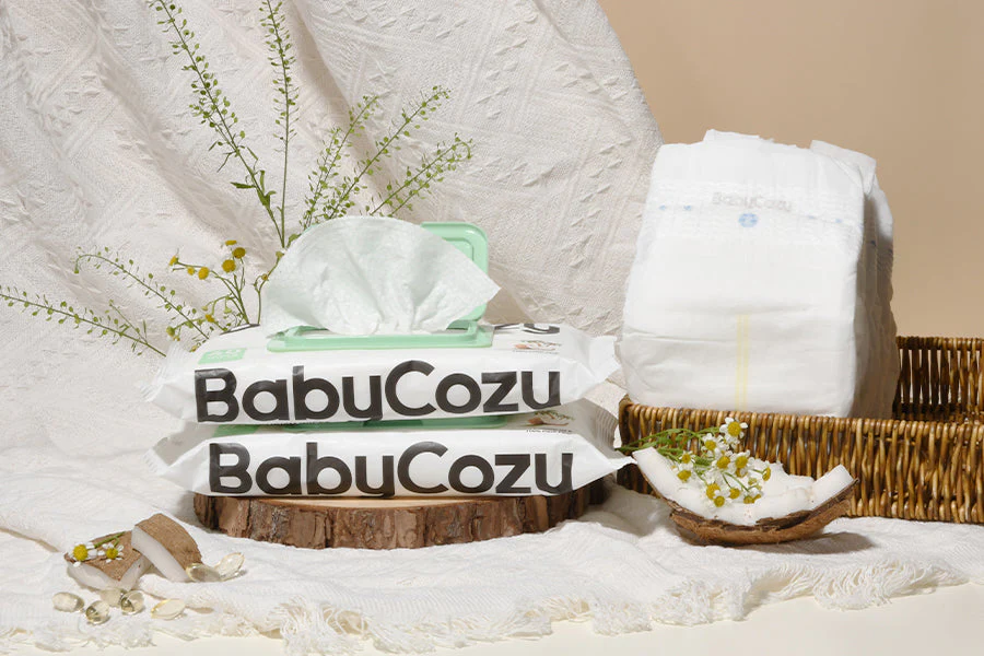 baby cozy diapers and wipes