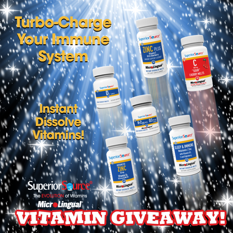 Superior Source Vitamin #Giveaway “ I mmune-ize ” This Holiday Season!