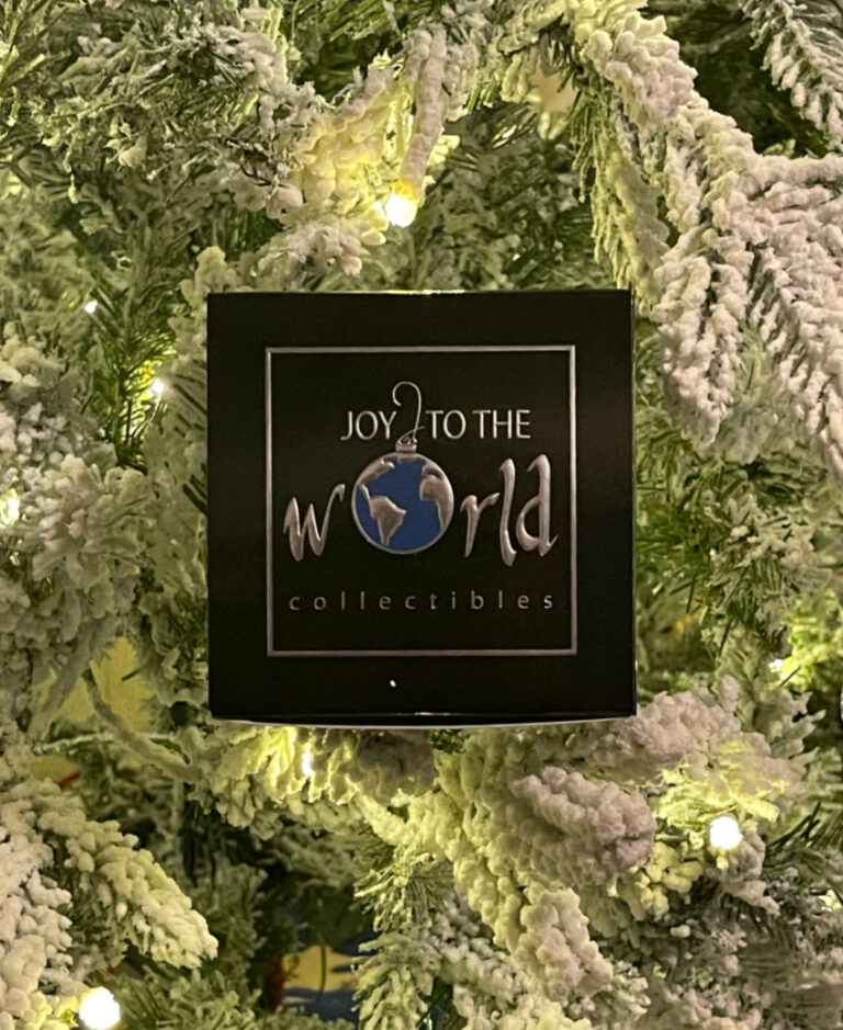 Adorn Your Tree with Stunning Joy to the World Collectibles Glitterazzi