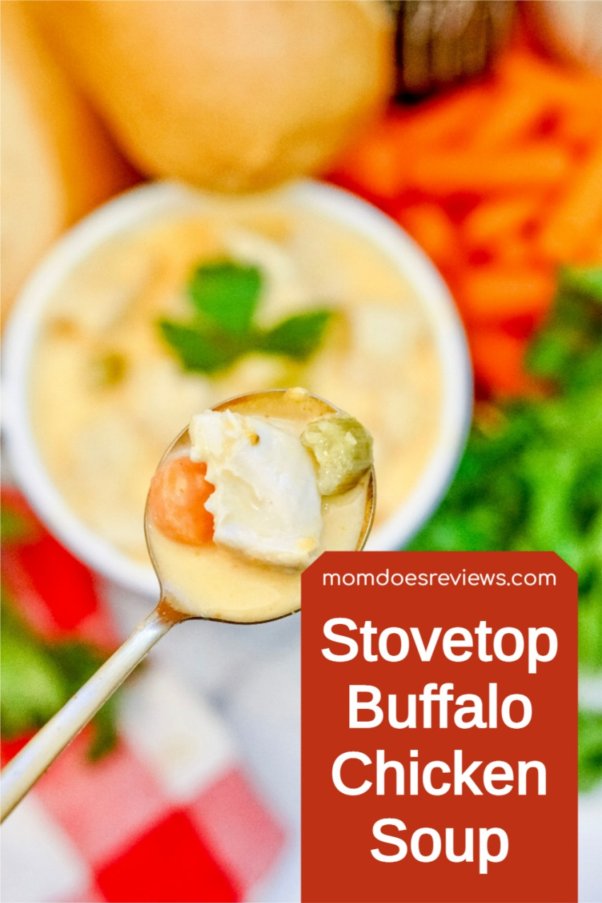 Stovetop Buffalo Chicken Soup Recipe