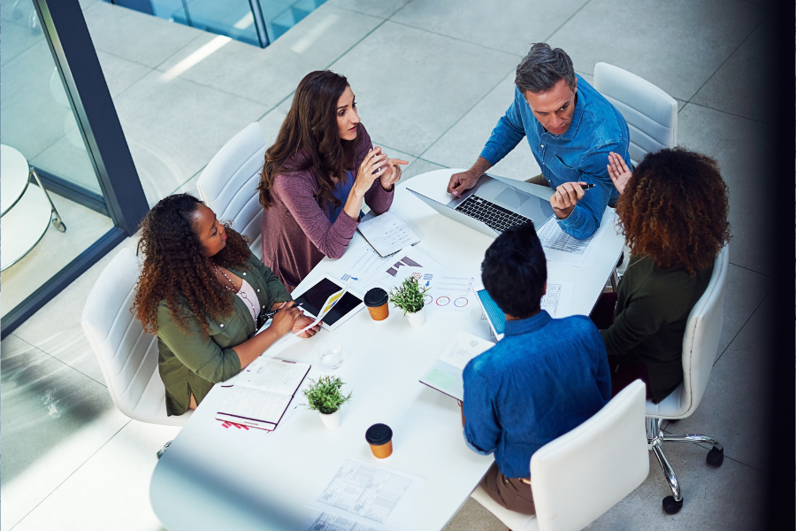 employees at business