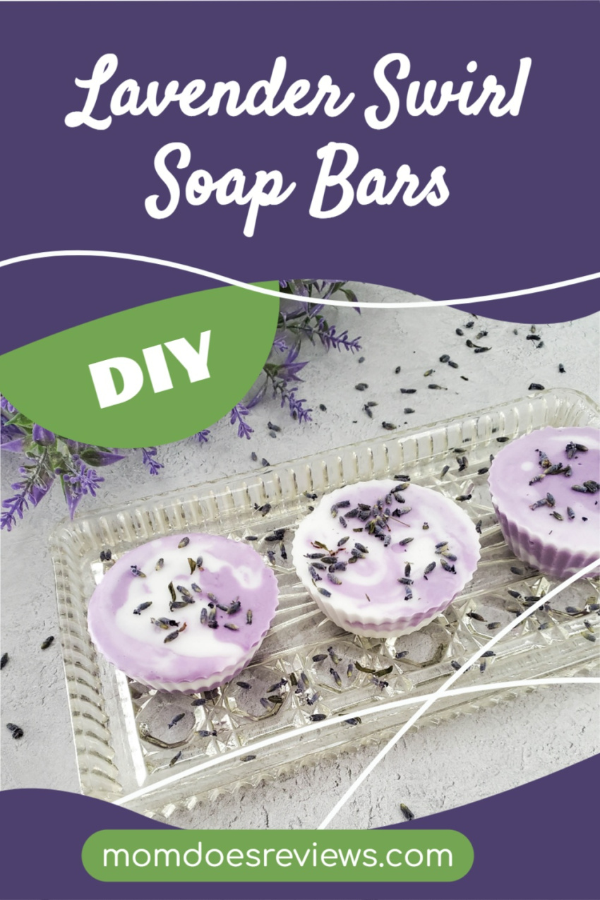 DIY Lavender Swirl Soap Bars Recipe
