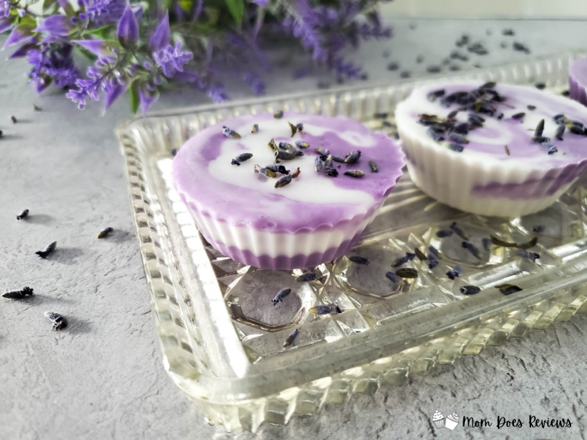 DIY Lavender Swirl Soap Bars Recipe
