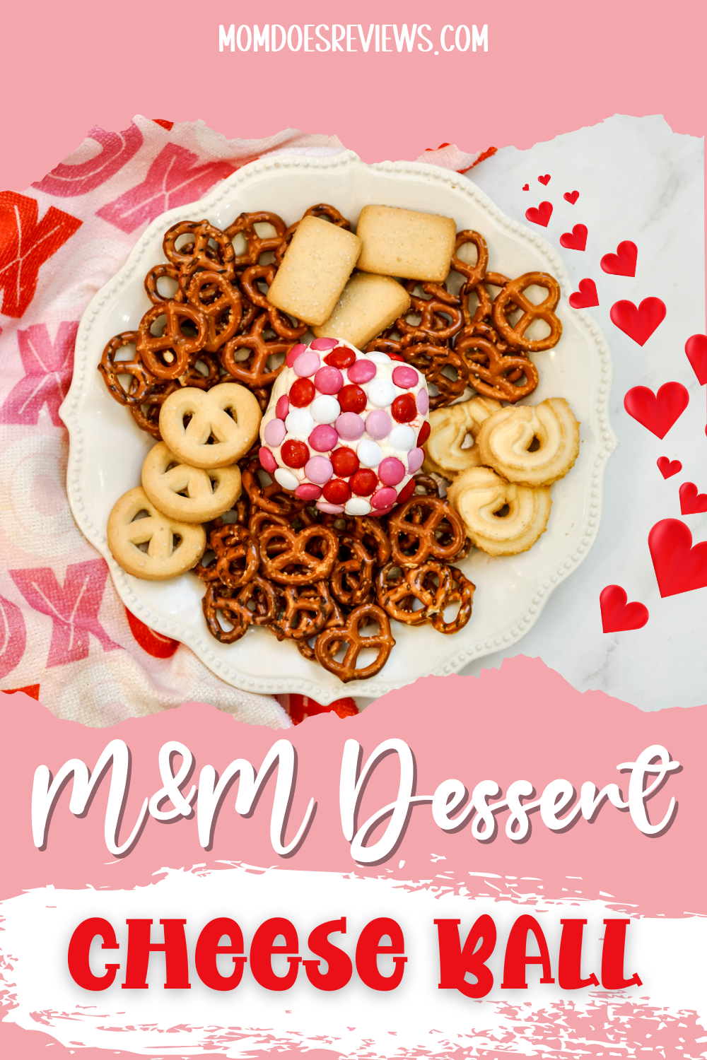 Sweet M&M Dessert Cheese Ball Recipe