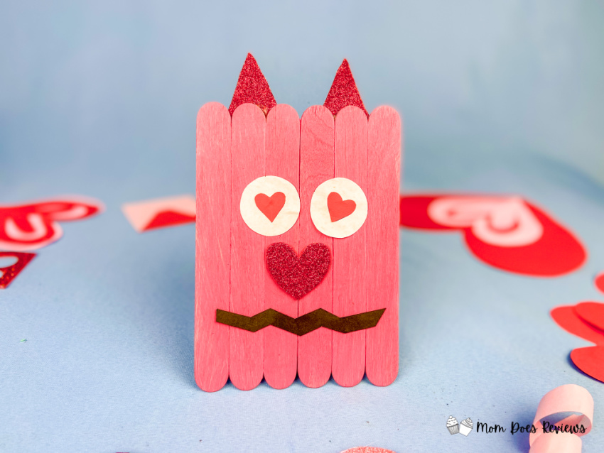 Adorable Valentine Monster Craft for Kids