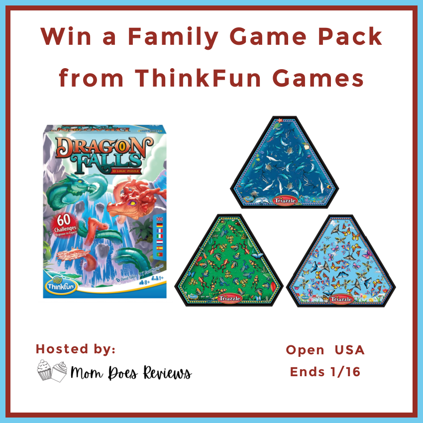 Win a Family Game Pack from ThinkFun Games