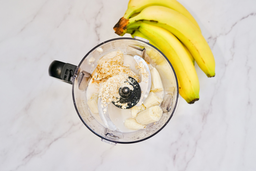 Banana Smoothie Recipe process