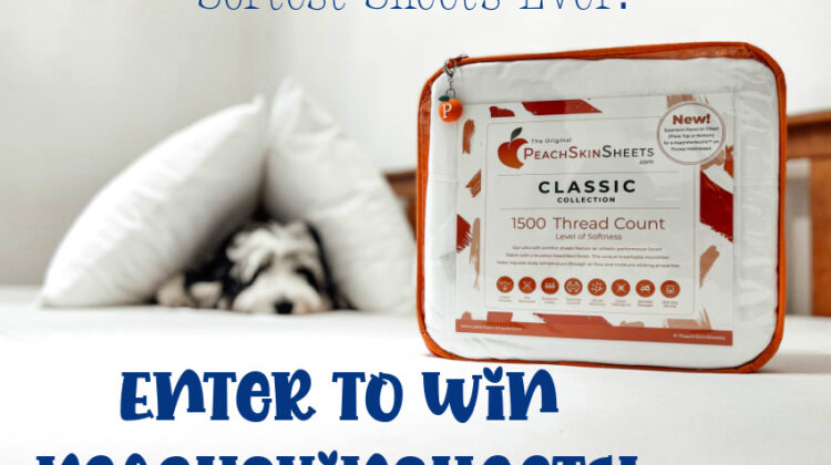 Enter to win PeachSkinSheets