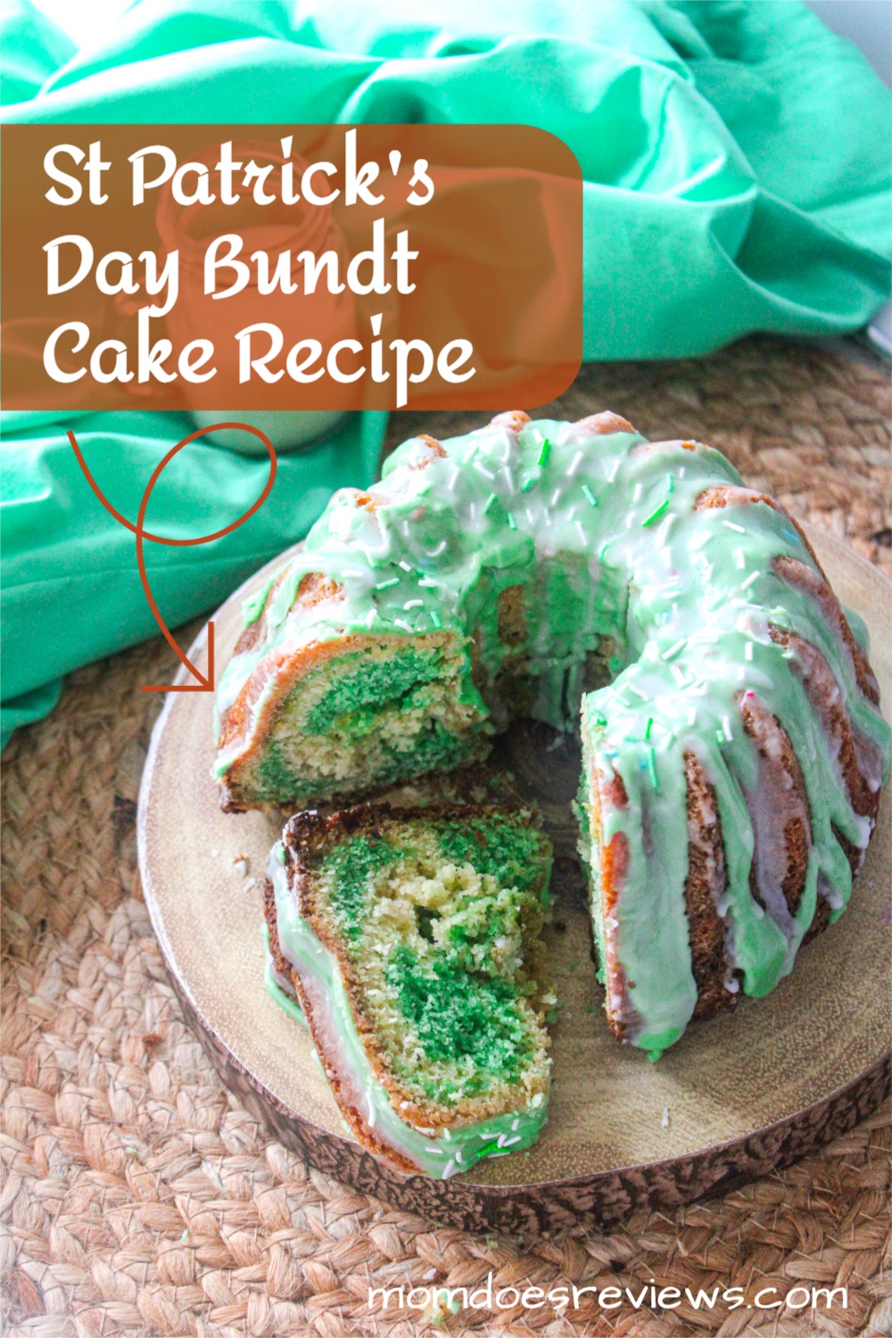 St Patrick's Day Bundt Cake