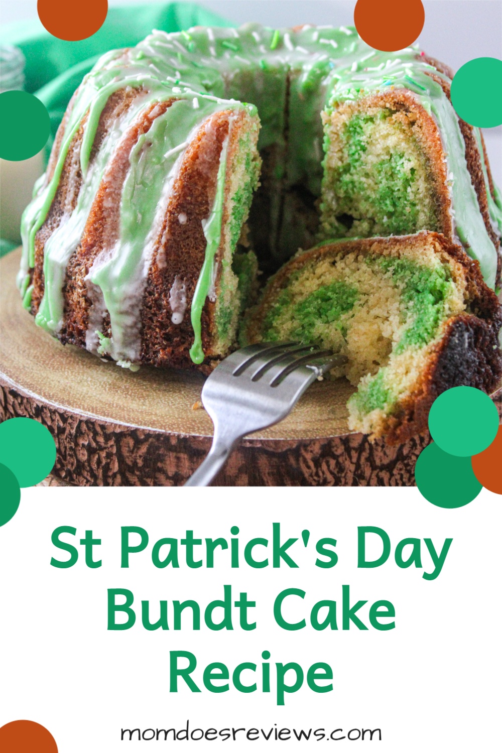 St Patrick's Day Bundt Cake