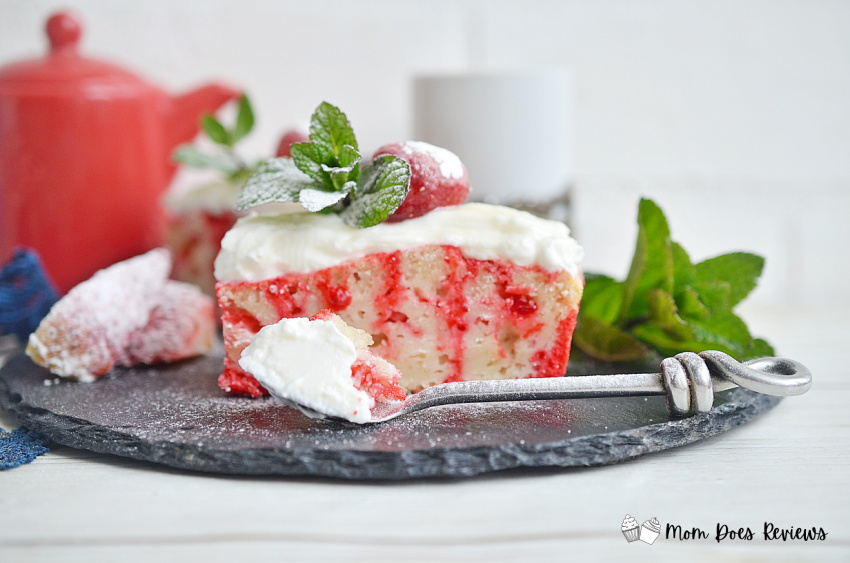 Strawberry Cream Poke Cake Recipe