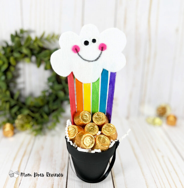 Happy Rainbow Pot of Gold Craft
