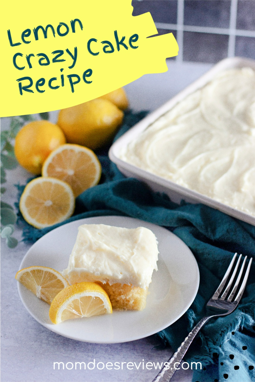 Light & Tangy Lemon Crazy Cake Recipe Perfect for Spring!