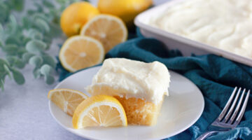 Light & Tangy Lemon Crazy Cake Recipe Perfect for Spring!