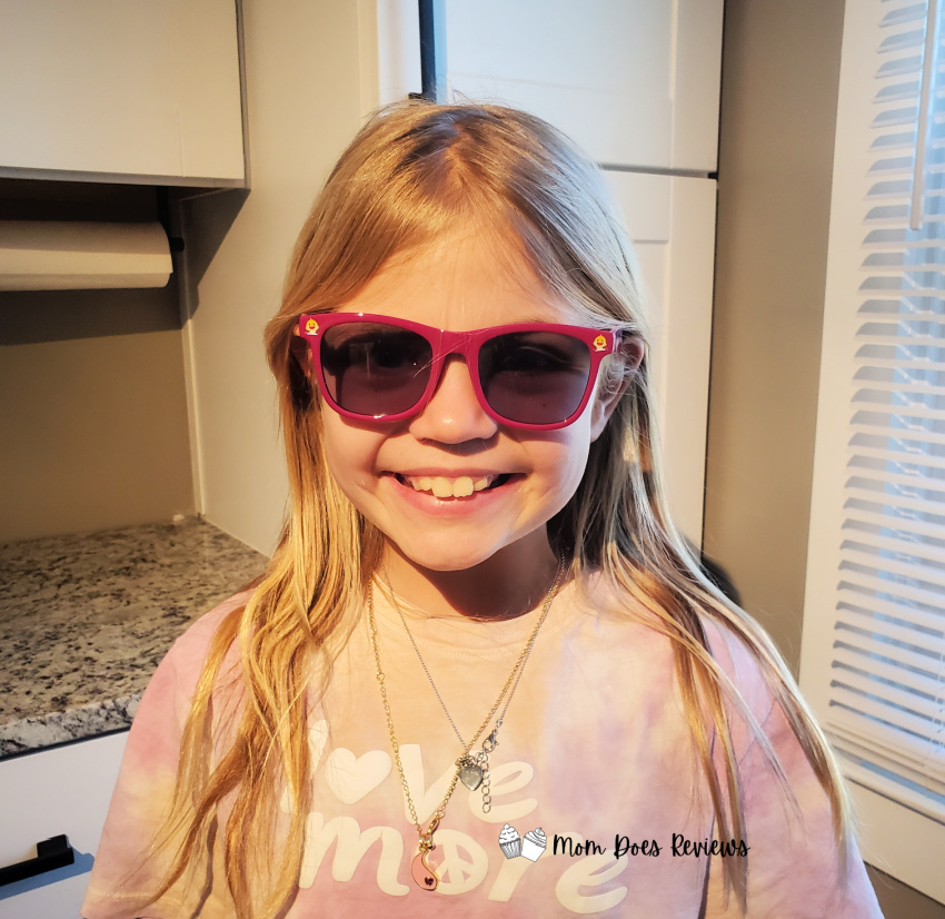 Pink kids glasses