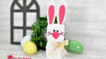 Make a Foam Dice Bunny - An Easy Dollar Store Craft