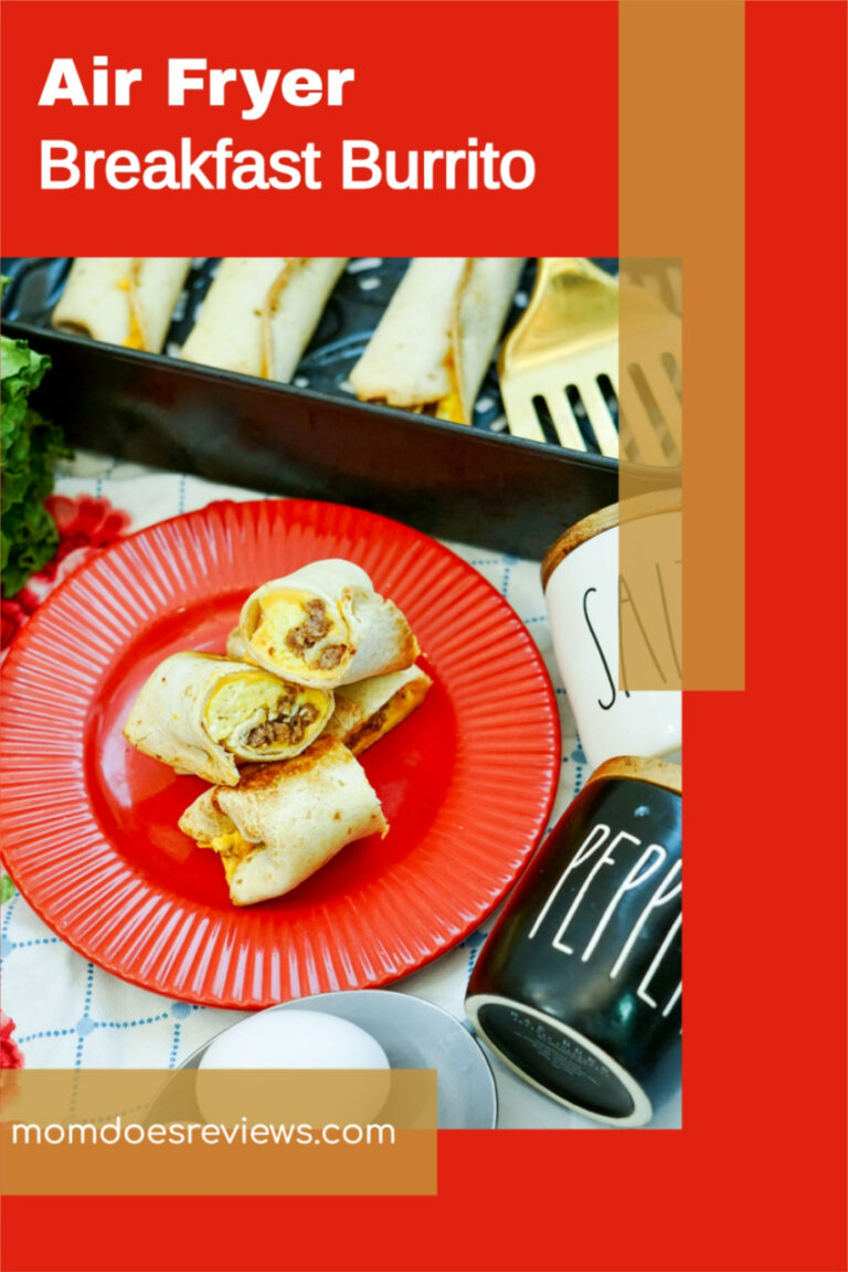Easy Air Fryer Breakfast Burrito Recipe Mom Does Reviews