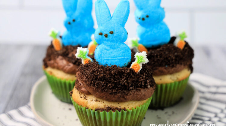 Peeps Bunny Dirt Cupcakes Recipe