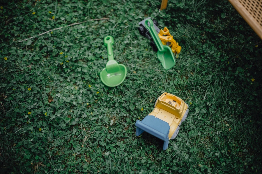 toys in yard