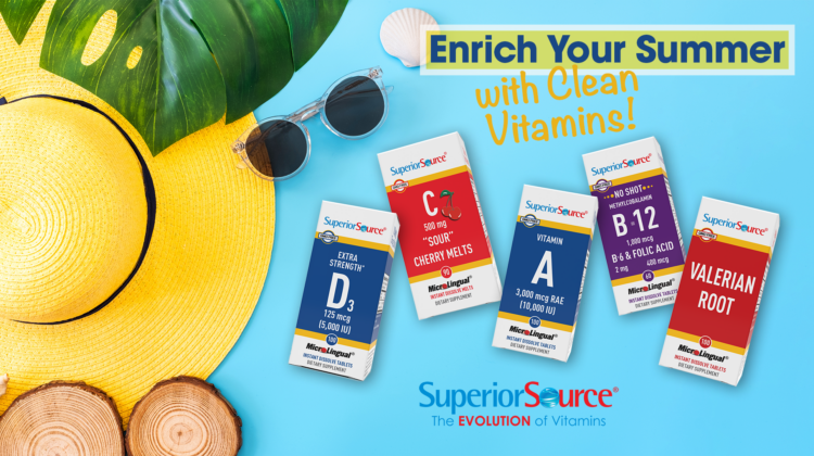 Enrich Your Summer with Clean Vitamins!