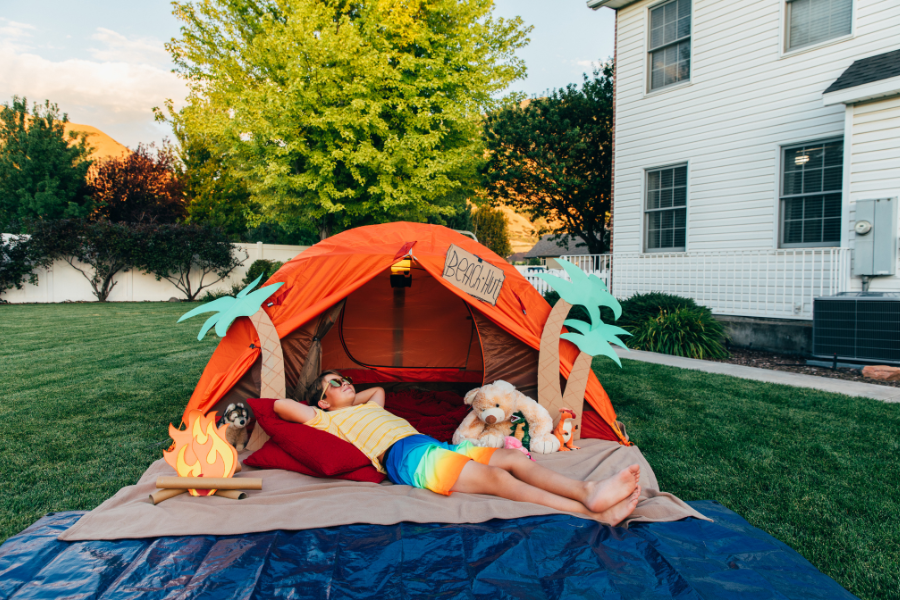 backyard camping