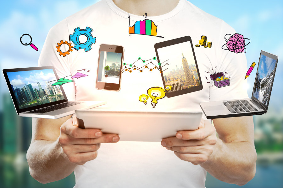 digital business icons