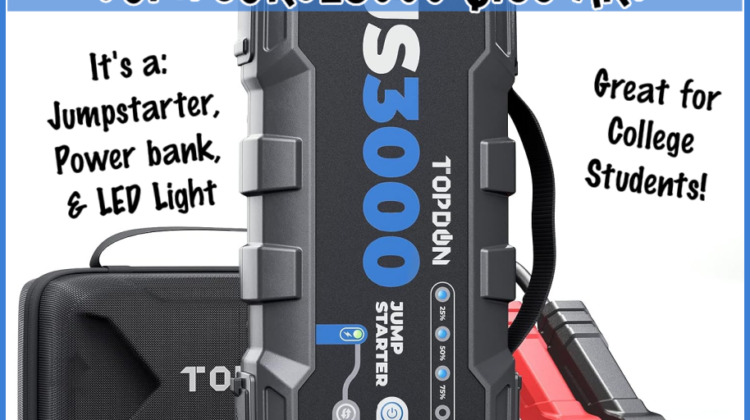 Enter to #Win a Topdon JumpSurge3000! #Back2School23