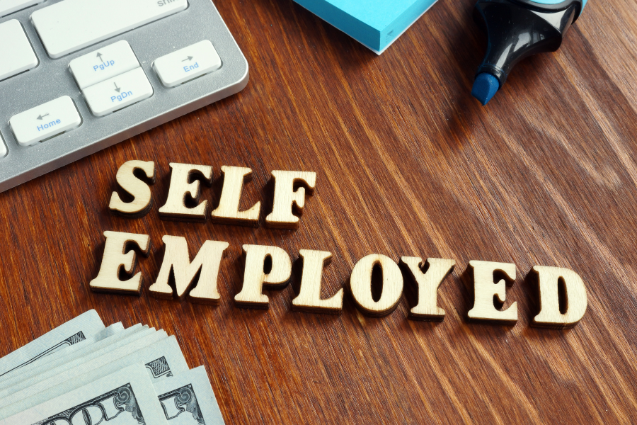 self employed words