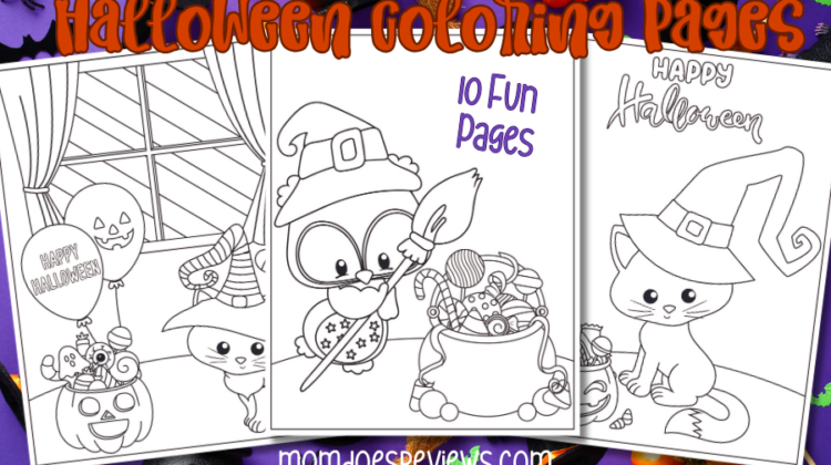 Halloween Coloring Pages #FreePrintable