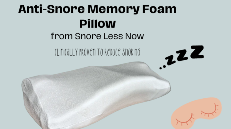 Support Your Sleep Health with an Anti-Snore Memory Foam Pillow #MegaChristmas23