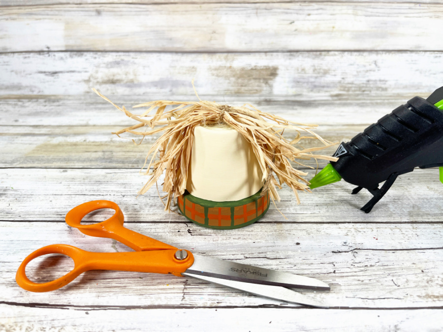 Clay Pot Scarecrow Craft