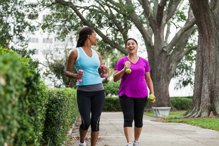 woman exercising living healthy