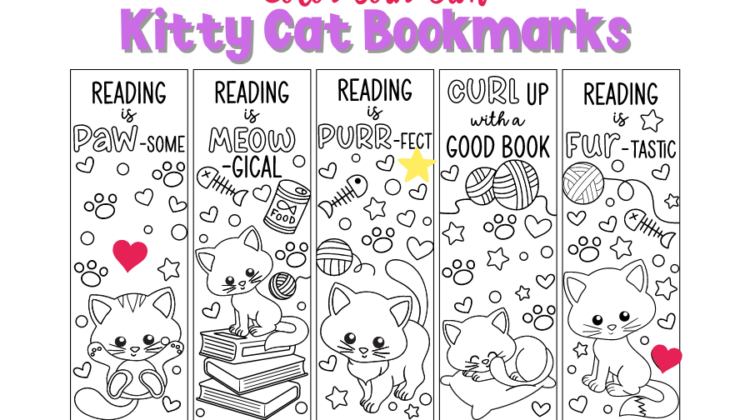Kitty Cat Bookmarks
