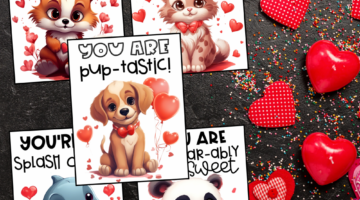 Adorable Animal Valentine's Day Cards