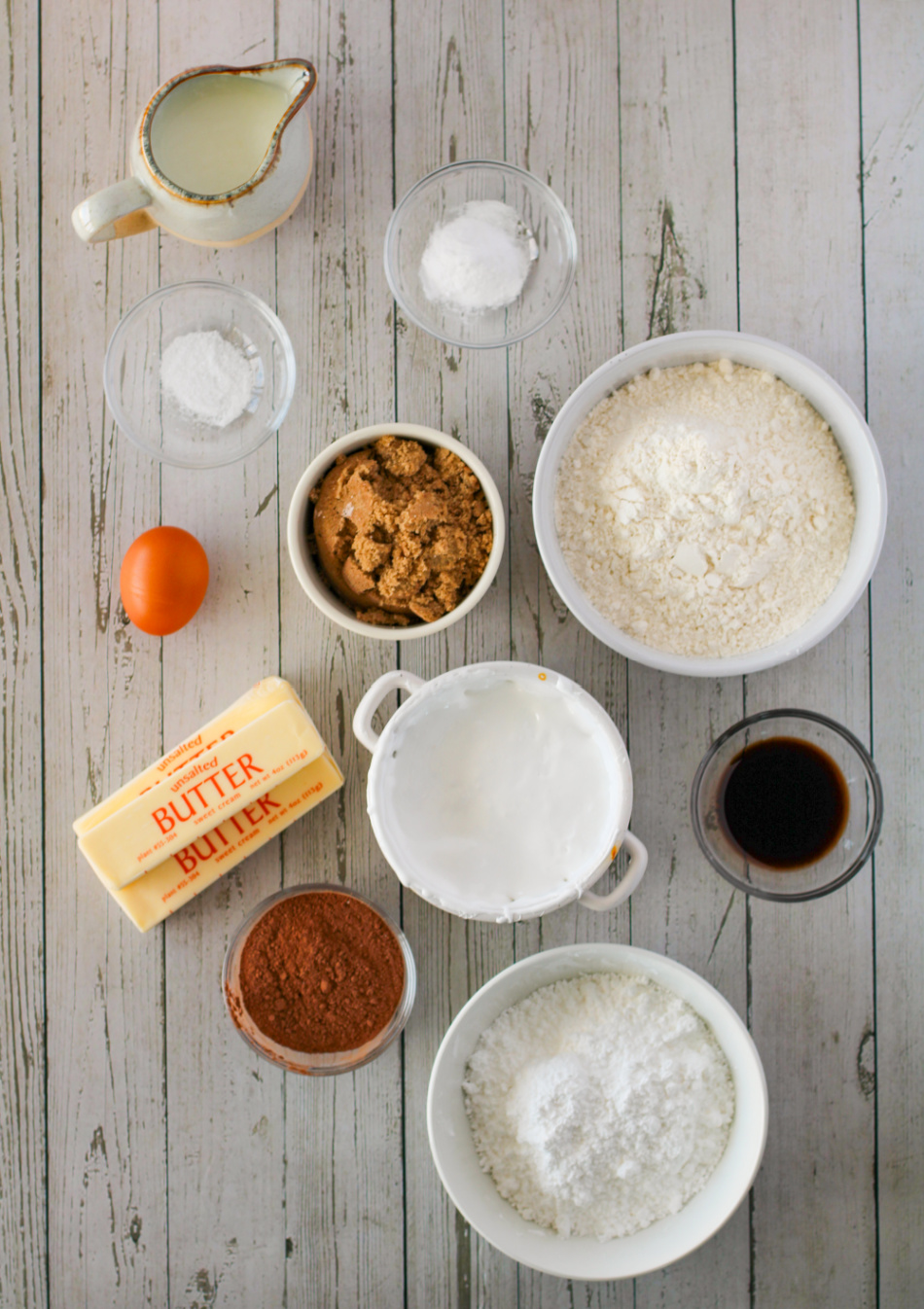 Whoopie pie ingredients