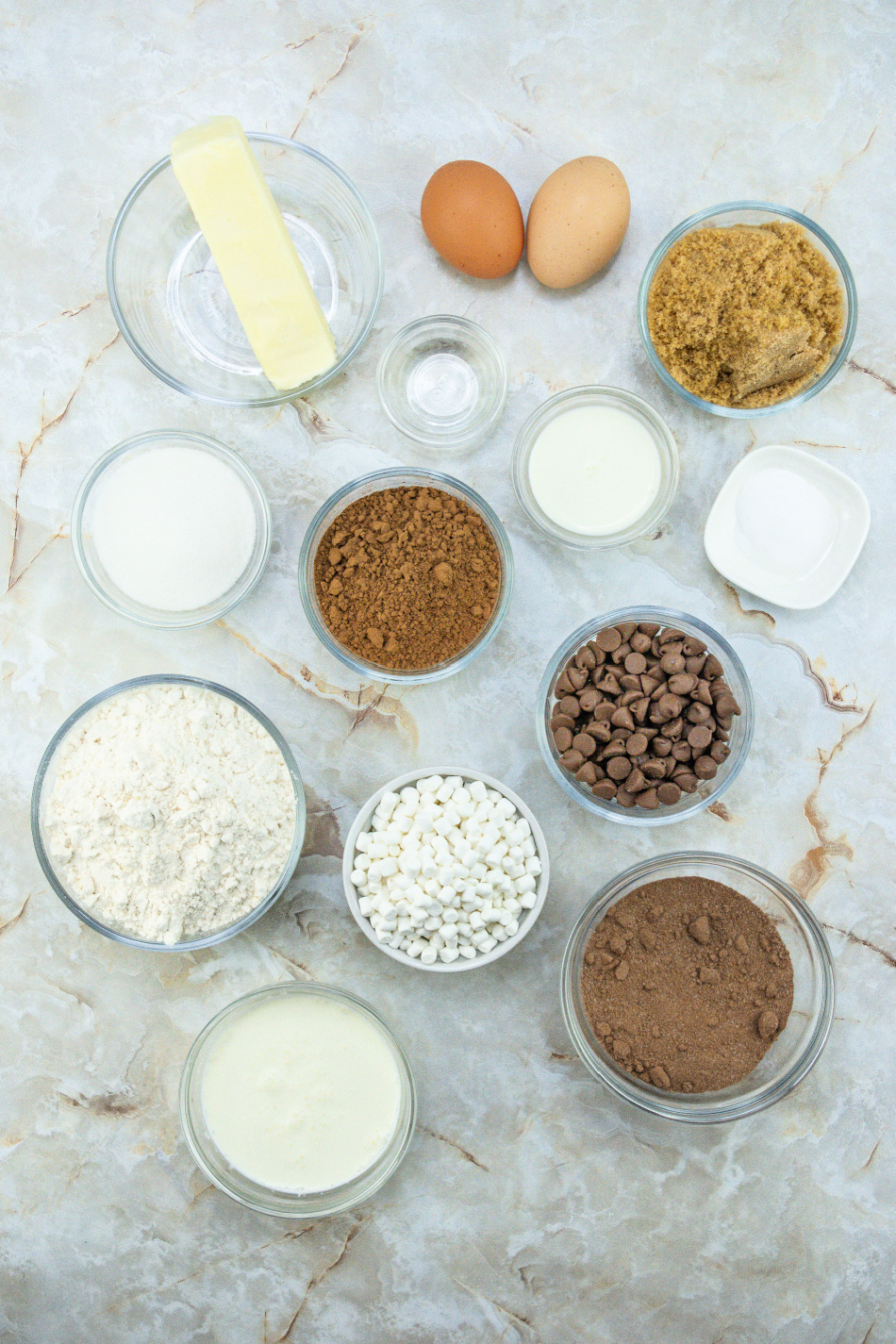 Hot cocoa cookie ingredients