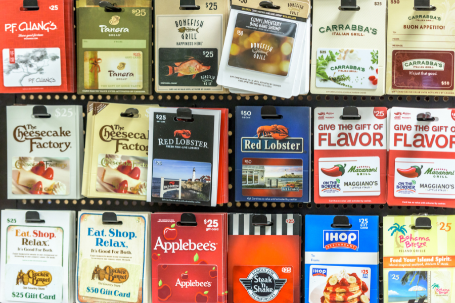 gift cards